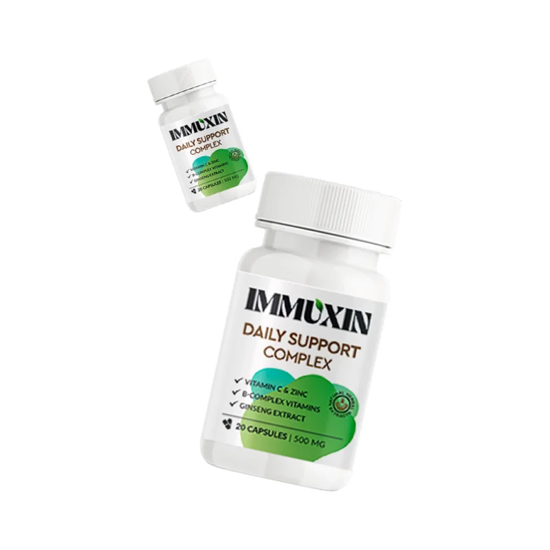 Immuxin — balení doplňku stravy v kapslích, 20 kapslí